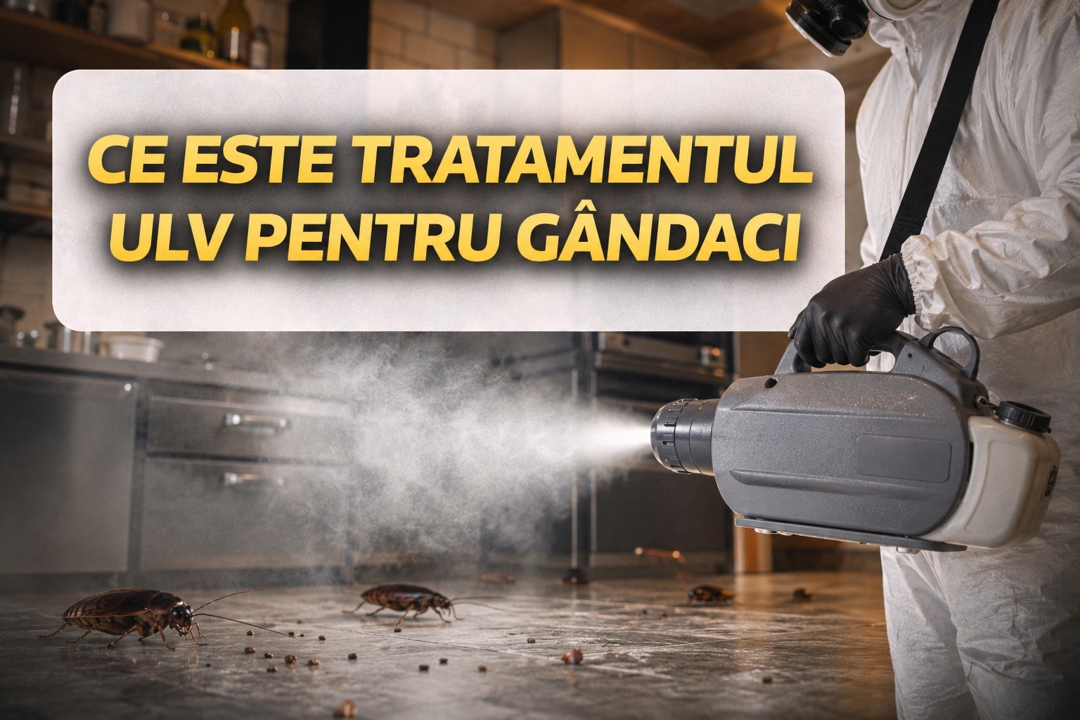 Ce este tratamentul ULV pentru gandaci - banner mobil