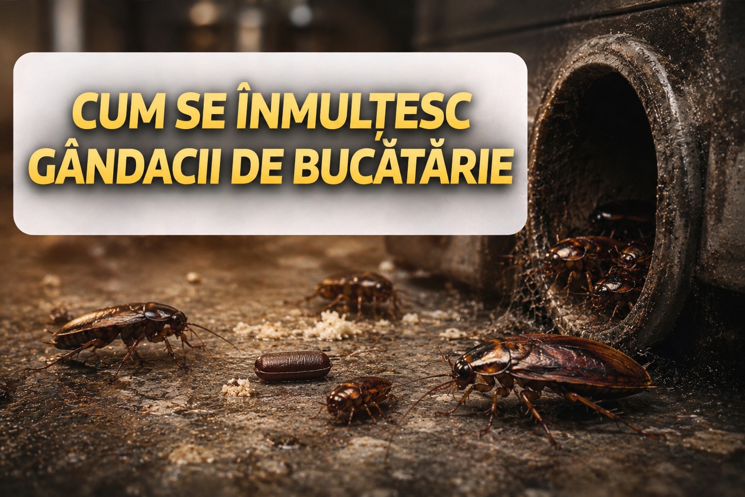 Cum se inmultesc gandacii de bucatarie - banner mobil