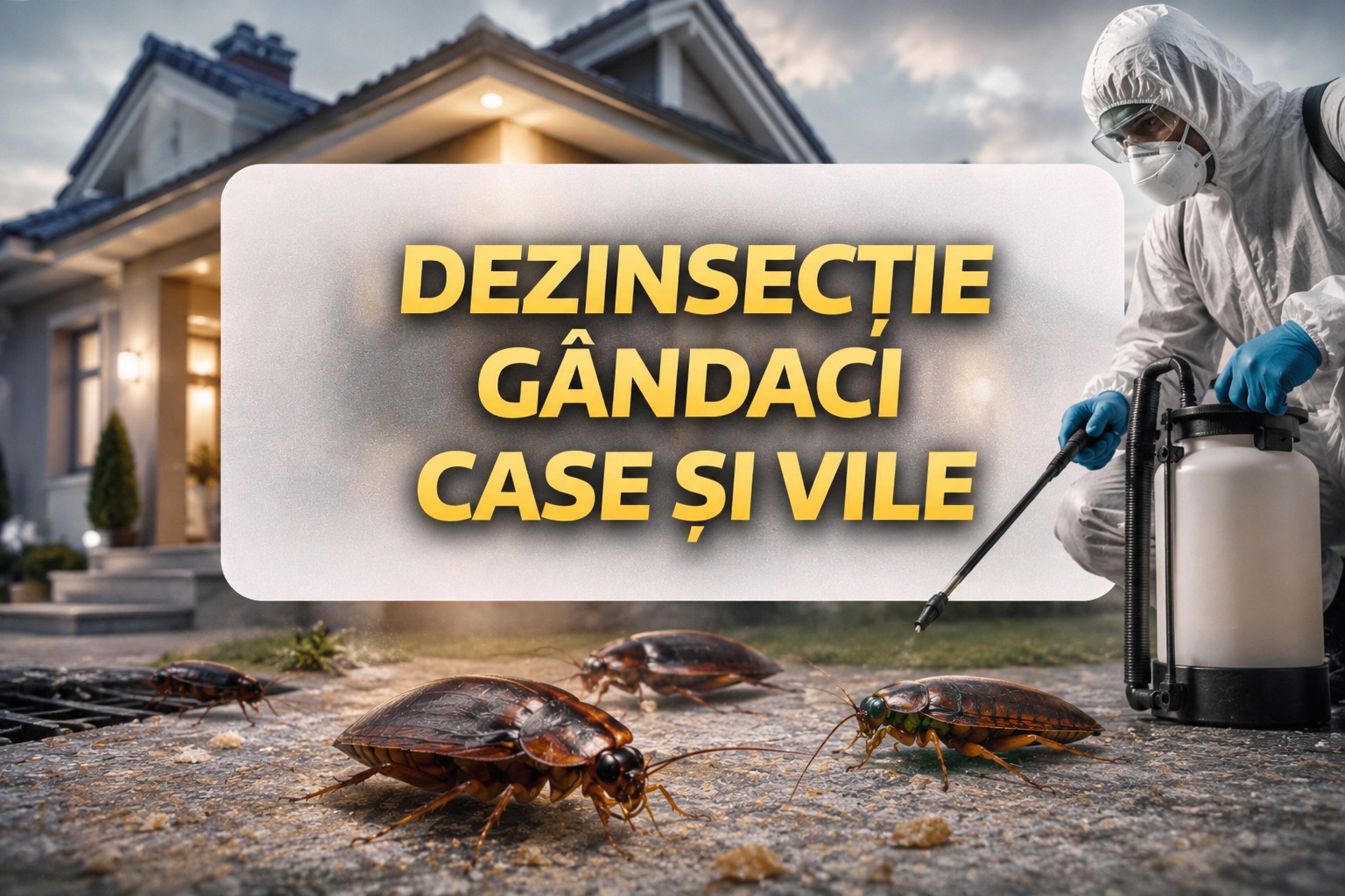 Dezinsectie gandaci case si vile - banner mobil
