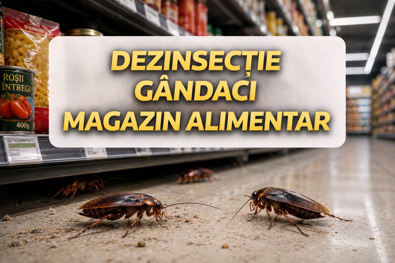 Dezinsectie gandaci magazin alimentar - banner mobil