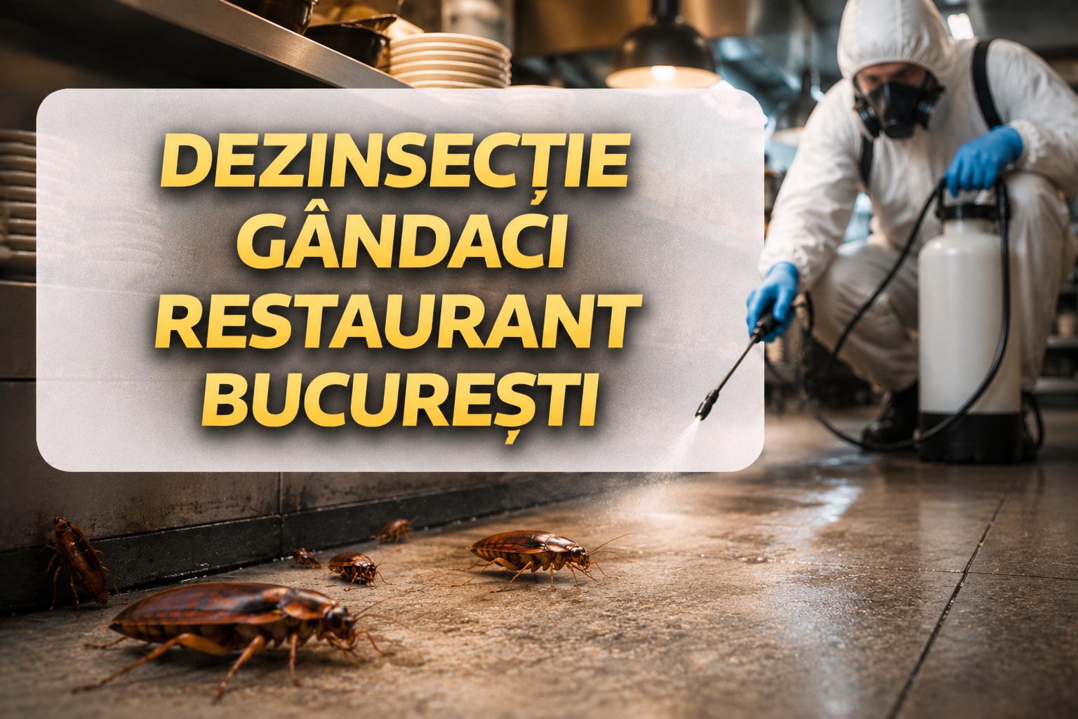 Dezinsectie gandaci restaurant Bucuresti - banner mobil
