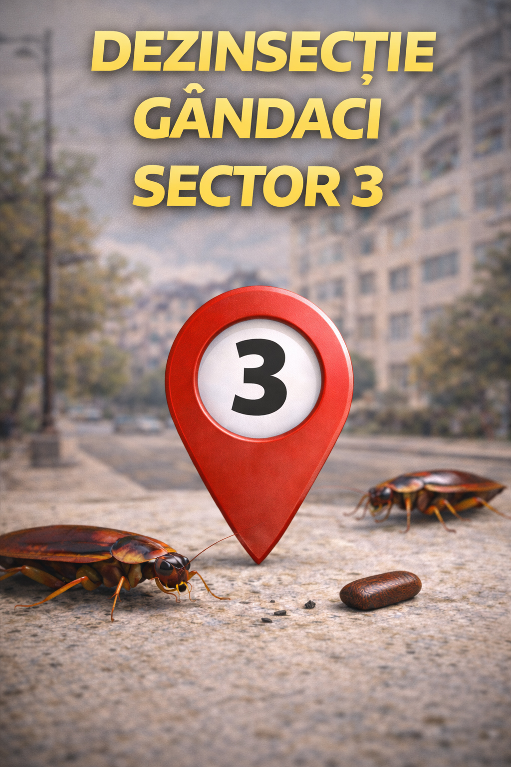 Dezinsectie gandaci Sector 3 Bucuresti - banner mobil