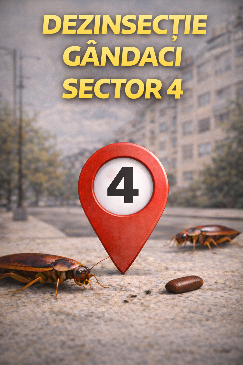 Dezinsectie gandaci Sector 4 Bucuresti - banner mobil