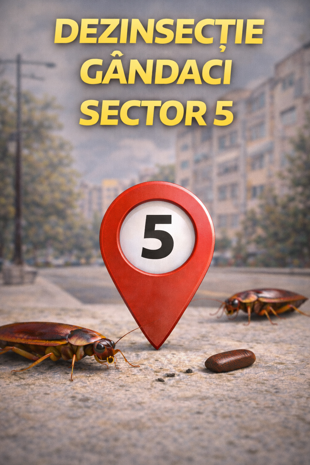 Dezinsectie gandaci Sector 5 Bucuresti - banner mobil
