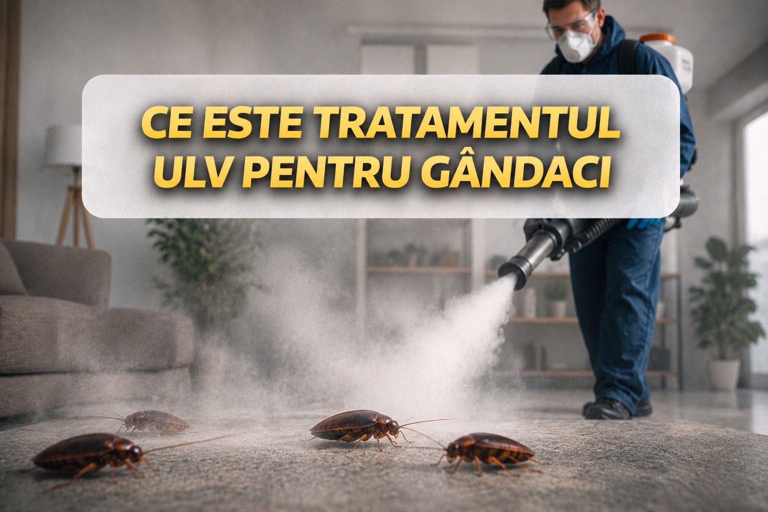 Ce este tratamentul ULV pentru gândaci
