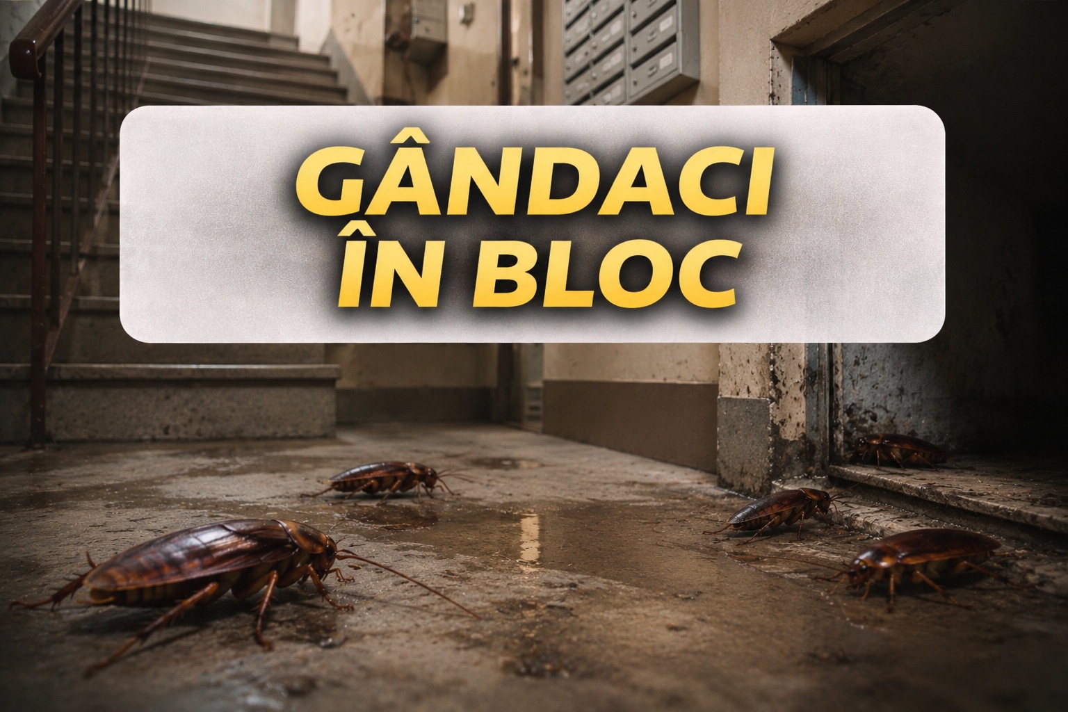Gândaci în bloc