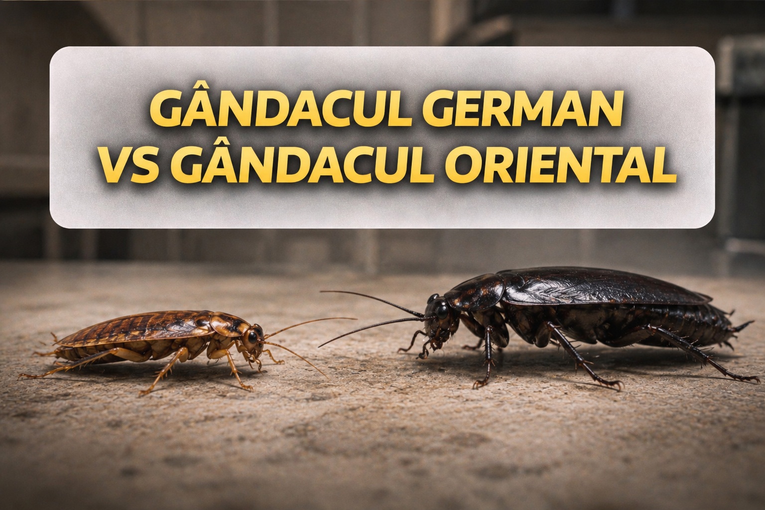 Gândacul german vs gândacul oriental
